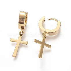 Серьги-кольца из нержавеющей стали 304 EJEW-O087-04