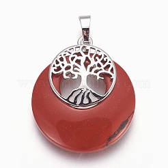 Природные красной яшмы подвески&nbsp;G-F573-C16