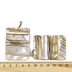 Естественных пресноводных оболочки большие кулоны SSHEL-B003-05P-02