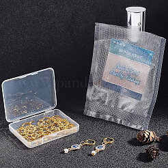 Латунные серьги-обручи KK-BC0005-28G