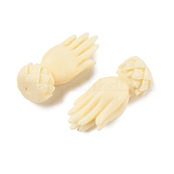 Резные бусины из синтетического коралла CORA-U003-02A