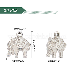20 шт. подвески из нержавеющей стали 304&nbsp;STAS-UN0035-08