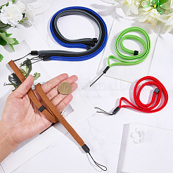 6 шт. 6-цветные полиэстеровые шейные ремни&nbsp;AJEW-GF0012-18