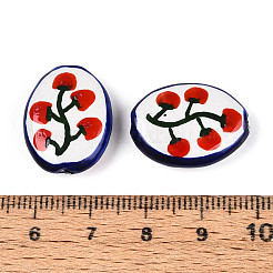 Фарфоровые бусины ручной работы PORC-T134-10