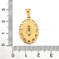 Pendentifs en acier inoxydable 304 doré&nbsp;STAS-K300-02G-Q
