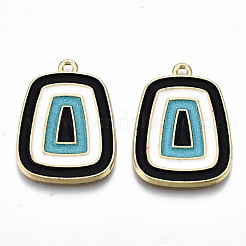 Подвески из экологически чистого сплава с эмалью&nbsp;ENAM-Q438-009-NR