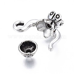 Тибетский стиль сплава шарика кадра PALLOY-Q441-079-RS