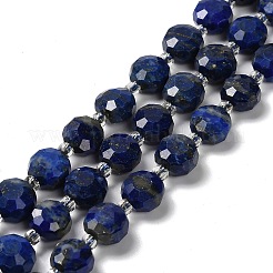 Нитки бусины из натурального ляписа-лазури G-B153-A06