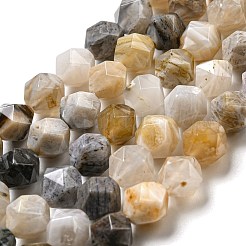 Природные бамбуковых листьев агат бисер нитей&nbsp;G-NH0012-B02-03