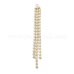 3 rangées de chaîne de tasse en cristal de laiton avec strass gros pendentifs&nbsp;LS-KK-A167-04KCG