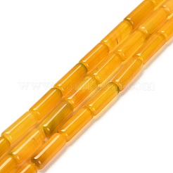 Окрашенные естественный агат бисер пряди G-G203-01G