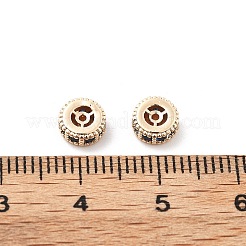 Латунные микро проложить кубического циркония бусы KK-R216-10A-KCG02