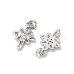 Messing klare Zirkonia Charms&nbsp;XGRQ4G713-697P