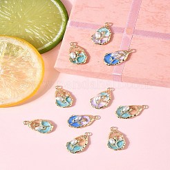 10 шт. Подвески из сплава с эмалью ENAM-FS0003-25