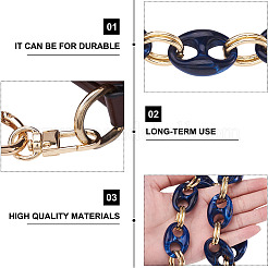 2 шт. 2 ручки из смолы для сумок&nbsp;DIY-GN0001-02B