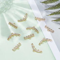 10 шт. 2 стиля латунные микропаве кубического циркония компоненты люстры соединения FIND-AR0005-59