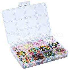 1800шт 12 цвета 6/0 стеклянные бусины&nbsp;SEED-CJ0001-18