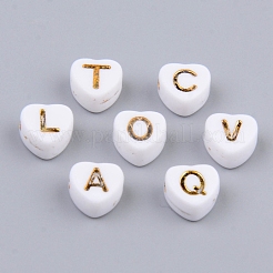 Placcare perline acriliche opache bianche&nbsp;sgMACR-SZ0001-29