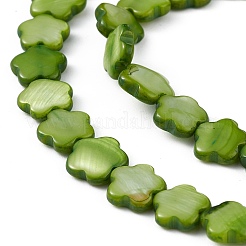 Натуральные пресноводные окрашенные бусы из ракушек SHEL-K001-001A