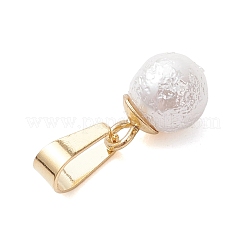 Круглые подвески из жемчужин с морщинистой текстурой&nbsp;PALLOY-JF05063-01