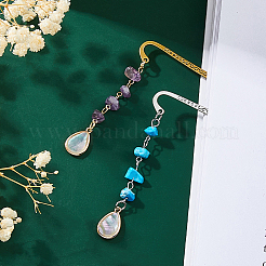 Закладки из сплава 6 шт. AJEW-DC00020