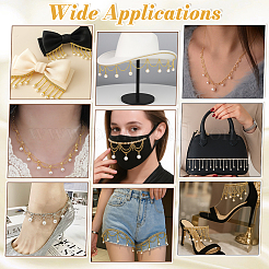 1 ярд латунных цепочек для чашек со стразами CHC-WH0002-04G