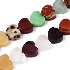 Натуральные и синтетические смешанные каменные бусы пряди G-T142-73