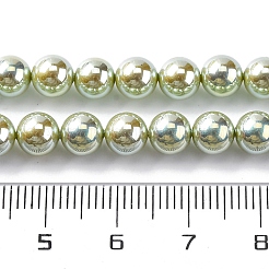 UV-Beschichtung perlmuttfarbener Glasperlenstränge&nbsp;GLAA-F128-01A-T14