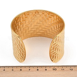 Braccialetti intrecciati in acciaio inossidabile 304 per donna&nbsp;BJEW-P362-04G