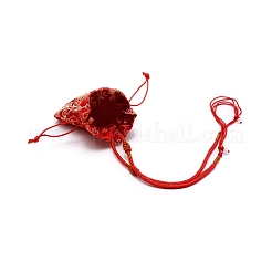 Мешочки для монет из китайской парчи ABAG-WH0038-02C