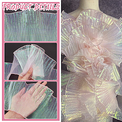 6 ярд лазерная плиссированная кружевная отделка из полиэстера OCOR-BC0006-11D