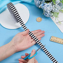 Nastro con motivo a righe in poliestere&nbsp;OCOR-WH0078-526B-02