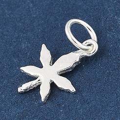 925 подвеска в виде кленового листа из стерлингового серебра STER-R013-04S