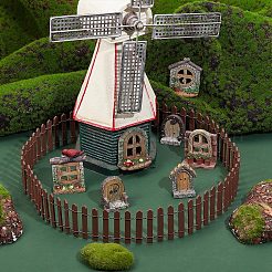 Аксессуары для строительства кукольного домика из смолы DJEW-GF0001-54