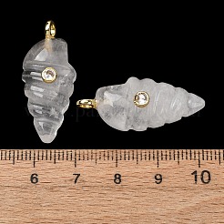 Natürliche Quarzkristall-Anhänger&nbsp;G-H357-04G-10