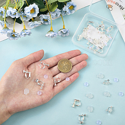 Латунные клипсы серьги выводы&nbsp;KK-BBC0021-50S