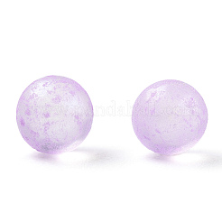 Perline rotonde di semi di vetro trasparente luminoso&nbsp;GLAA-F124-D09-B