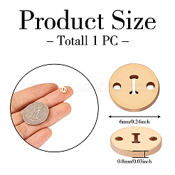 Подвески-соединители из настоящей латуни с покрытием из 14 карата золота&nbsp;KK-TAC0017-04G-04