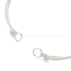 Изготовление плетеного браслета из полиэфирного шнура&nbsp;AJEW-JB01377