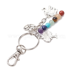 Чакра натуральные и синтетические драгоценные камни кулон украшения KEYC-JKC00943