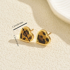 Valentinstag-Ohrstecker aus Messing&nbsp;MH8880