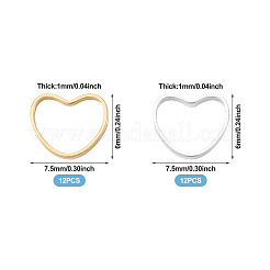 24 шт. 2-х цветные латунные соединительные кольца&nbsp;KK-TA0003-05