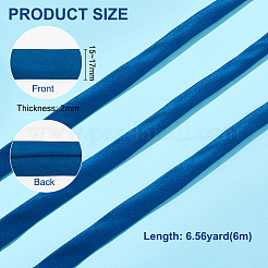 Ленты полиэфирные атласные длиной 6 м. OCOR-WH0082-66B