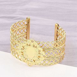 Изготовление браслета-манжеты из нержавеющей стали 304&nbsp;BJEW-P363-01G