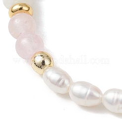 Браслеты из натуральных смешанных драгоценных камней для женщин&nbsp;BJEW-JB13316-01