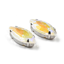 Mokka fluoreszierendes (mi) Pferdeauge zum Aufnähen von Strassen&nbsp;GGLA-R043-01B-P05