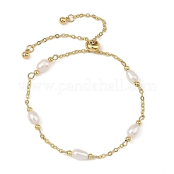 Armbänder mit Schiebeverschluss aus natürlichen Süßwasserzuchtperlen&nbsp;BJEW-JB14195