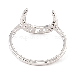 Кольцо с фазами Луны из нержавеющей стали 201 для женщин&nbsp;LS-RJEW-A006-07P-1