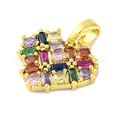 Латунные микро проложить кубического циркония подвески&nbsp;LS-KK-A232-03G