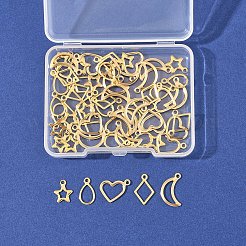 60 шт. 5 стиля подвески из нержавеющей стали 304&nbsp;STAS-FS0001-87